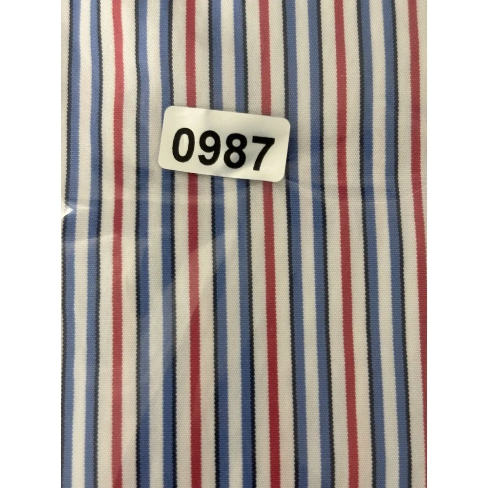 Polo Ralph Lauren Classic Fit Stripe Button Down Shirt Men's XL Red Blue Cotton